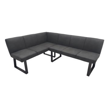 Eckbank 152 x 192 cm Vemal kurzer Schenkel links