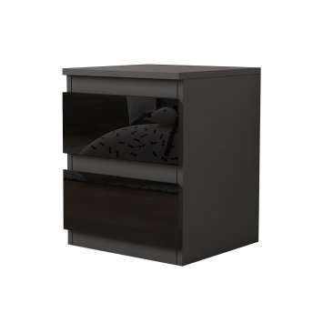 Nachtschrank Kenji Hochglanz