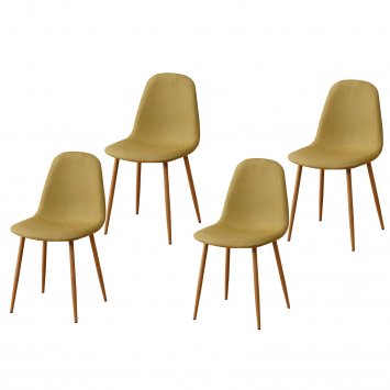 Esszimmerstuhl 4er Set Savannah Grün