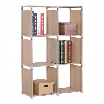 Stoffregal 6 Fächer Lena