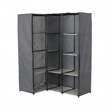 Stoffschrank Eckregal Lena