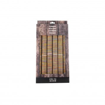 Tischset 6er Set Platzset aus Polyester