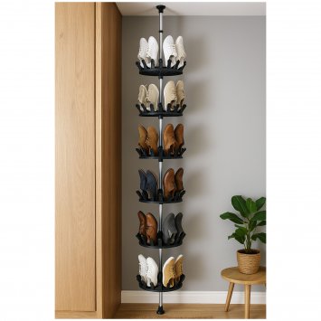 Teleskop Schuhregal für 40 Paar Schuhe Sizilia