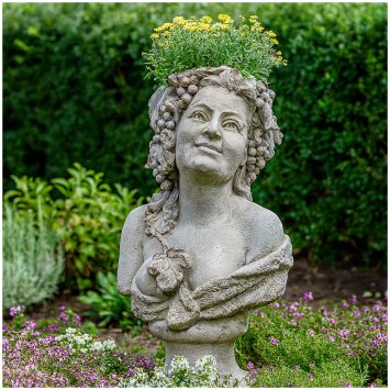 Pflanzgefäß Apollon Büste Demeter