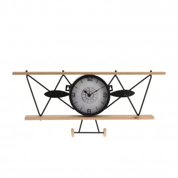 Wanduhr Flugzeug