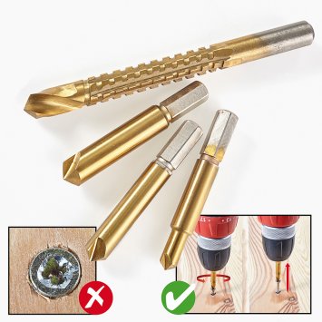 Schrauben-Ex mit Fräsbohrer