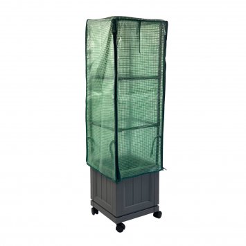 Gewächshaus 30x30x106 cm mit Rollen