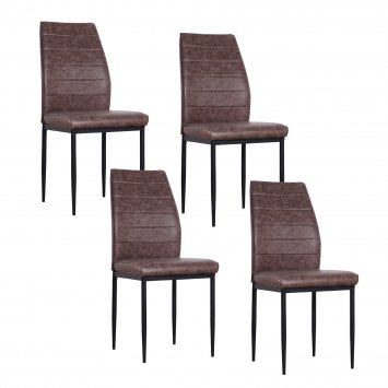 Esszimmerstuhl Madison Antikbraun 4er-Set