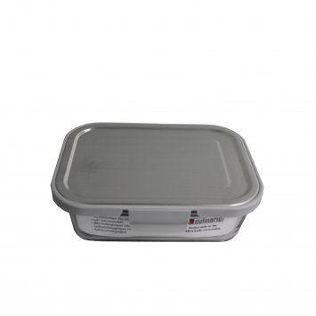 Frischhaltedose Grau 1 Liter Glas mit Kunststoffdeckel