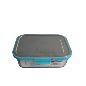 Frischhaltedose Türkis 1,5 Liter Glas mit Kunststoffdeckel