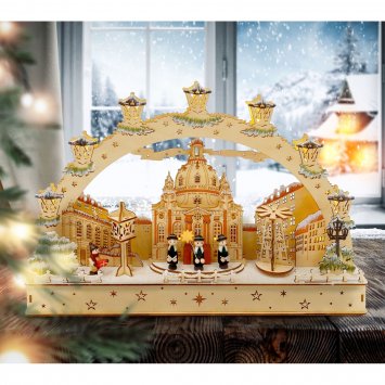 Leuchtbogen LED Dresden Frauenkirche