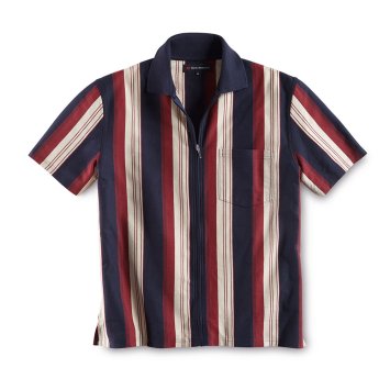 Poloshirt mit Ganzreißverschluss
