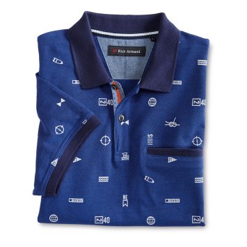 Bedrucktes Poloshirt