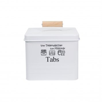 Geschirrtabs Aufbewahrung Retro