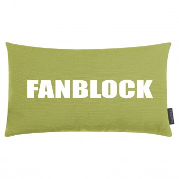Dekokissen Grün Fanblock