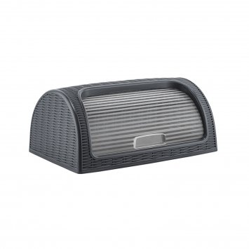 Brotkasten in Rattanoptik Anthrazit
