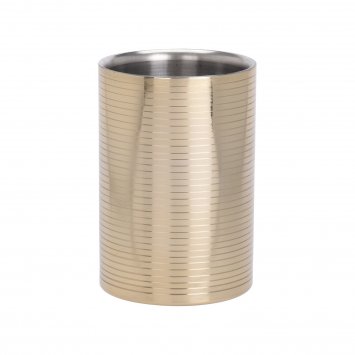 Weinkühler Edelstahl Gold