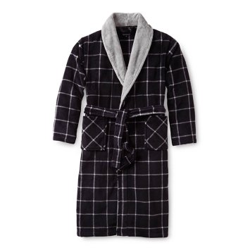 Eleganter Fleece-Bademantel