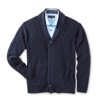 Klassische Strickjacke