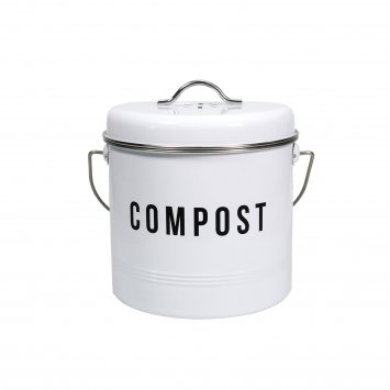 Komposteimer mit Aktivkohlefilter Landhaus