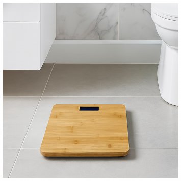 Digitale Personenwaage aus Bambus Elegant, Präzise und Nachhaltig