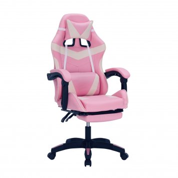 Gaming Stuhl Krit Eco Pink-Weiß