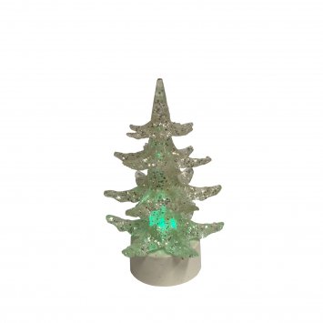 Funkelnder Weihnachtsbaum klein mit toller Beleuchtung