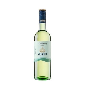 Weinbiet Manufaktur Chardonnay QbA trocken kräftiger Weißwein 750ml