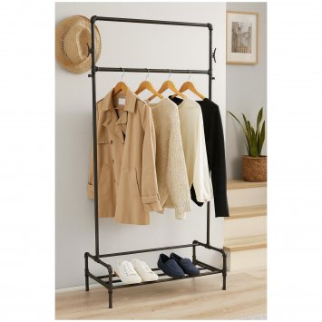 Garderobe Steampunk aus Metall Industrial Design für Flur und Loft