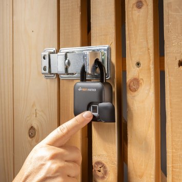 Fingerabdruck-Vorhängeschloss XXL