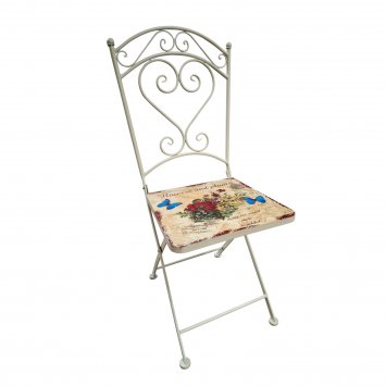 Metallstuhl Flowers and Plants