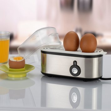 Kompakt-Eierkocher für 3 Eier