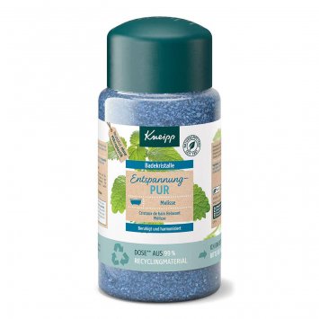 Kneipp Badekristalle leicht löslich Entspannung Pur mit Melisse 600g