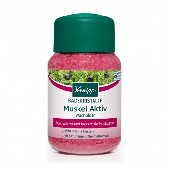 Badekristalle Muskel Aktiv Wacholder Durchwärmt und lockert 500g