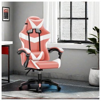 Bürostuhl Pink/Weiß Krit Power