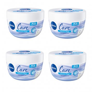 Nivea Creme Care Intensive Pflege Körper und Gesicht 200ml 4er Pack