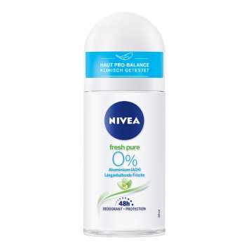 Nivea Fresh Pure Deo roll on 48h aus milde pflege 50ml 6er Pack