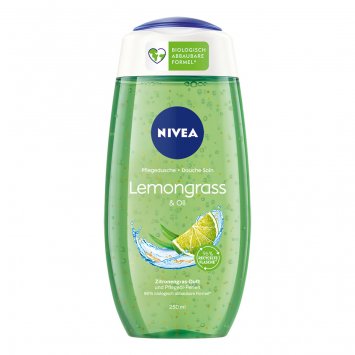 Nivea Duschgel Lemongrass Oil Pflegedusche Zitronengras Duft 4er Pack