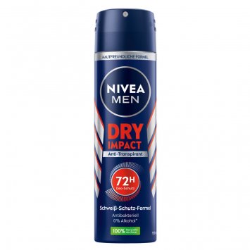 Nivea Men Deo Spray Dry Impact 72h Anti Transpirant Schutz 150ml