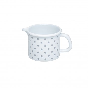 Schnabeltopf Pünktchen Grau