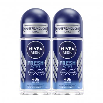 NIVEA Men Deo Roll On Aktive Protect Anti Transpirant 50ml 2er Pack