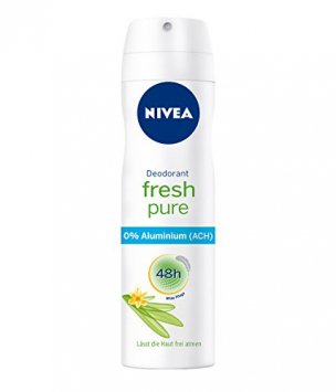 Nivea Deo Fresh Pure Spray, ohne Aluminium, 6er Pack (6 x 150 ml)