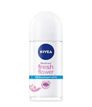 Nivea Fresh Flower Deodorant Roll-On Aluminum Free 50 ml 6er Pack