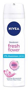 Nivea Deo Fresh Flower Spray, ohne Aluminium, 6er Pack (6 x 150 ml)