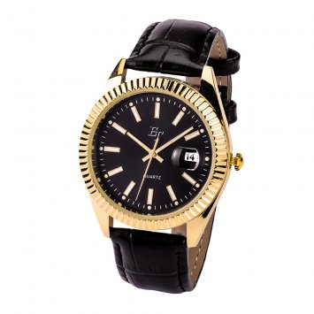 Herrenuhr „Black & Gold”