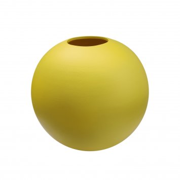 Kugelvase Ø 25 cm Gelb