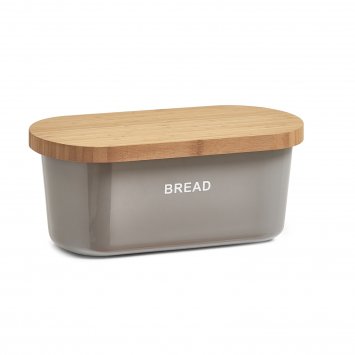 Brotkasten 36 x 20 x 14,5 cm Grau