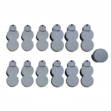 Beetumrandung Nessa Palisade 12-teilig Grau