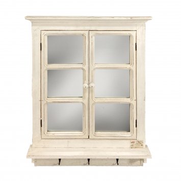 Spiegel Fenster Vintage Weiß