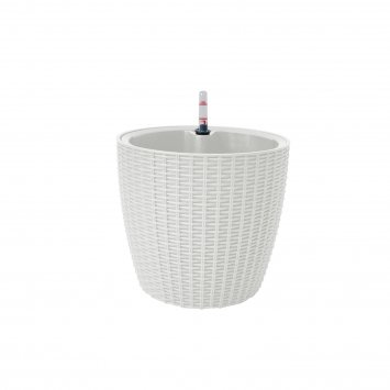 Blumentopf Nessa Hydro 21,5 cm Weiß